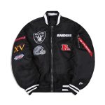 Las Vegas Raiders Alpha Industries X New Era Ma-1 Jacket