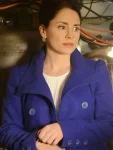Laura Fraser Breaking Bad Lydia Rodarte-quayle Blue Wool Coat
