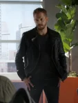 Mark Blaine Tv Series The Flash Jon Cor Black Quilted Leather Jacket