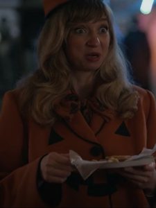 Mayor Tommy The Curse Of Bridge Hollow 2022 Orange Halloween Coat.