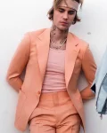 Music Video Peaches Justin Bieber Rocks Fitted Suit