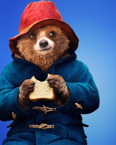 Paddington Bear Blue Toggle Trench Wool Coat.