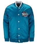 Pistons Ty Mopkins Teal Satin Jacket