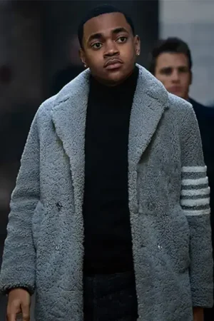 Power Book Ii Ghost S03 Tariq St. Patrick Shearling Coat
