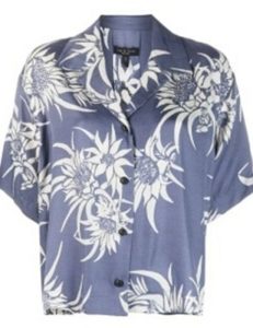 Tv-series Beachside Brawl S02 Antonia Lofaso White & Purple Shirt