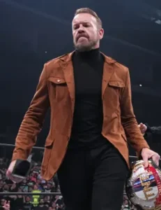 Aew Dynamite Christian Cage Brown Blazer
