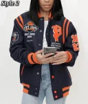 Baltimore Polytechnic Institute Navy Varsity Wool Jacket