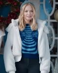 Best Christmas Ever 2023 Heather Graham White Jacket