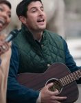Best Christmas Ever 2023 Jason Biggs Green Puffer Vest