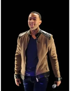 Bet Studios John Legend Brown Zip Jacket