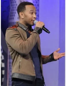 Bet Studios John Legend Brown Zip Jacket.