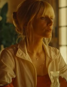 Carole Wingwomen 2023 Mélanie Laurent Cropped Jacket.