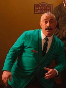 Cem Yilmaz Do Not Disturb 2023 Green Blazer.