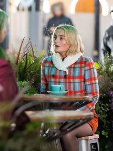 Doctor Who 60th Anniversary Special Jemma Redgrave Checkered Jacket.