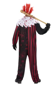 Mens Scary Clown Costume For Halloween.