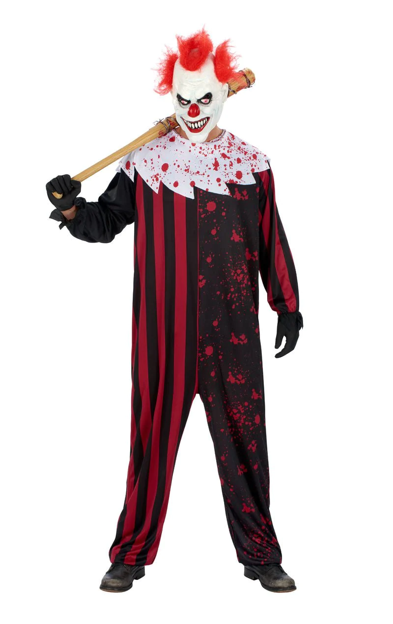 Mens Scary Clown Costume For Halloween Mens Scary Clown Costume For Halloween