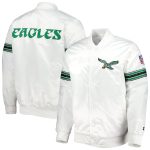 Men's Starter White Philadelphia Eagles Full-snap Jacket