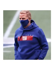 New York Football Giants Team 2023 Jason Garrett Blue Hoodie For Men.