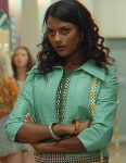 Olivia Hanan Sex Education S04 Simone Ashley Mint Green Crop Jacket