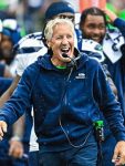 Seattle Seahawks Pete Carroll Blue Pullover Hoodie