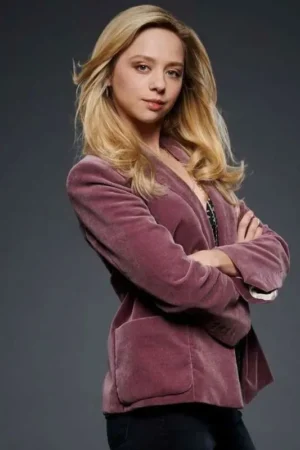 Stephanie Brown Gotham Knights Anna Lore Pink Velvet Blazer Jacket