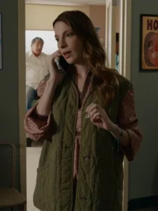 The Blacklist Kendall Bostwick Green Vest.