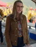 Annette O’toole Virgin River S05 Hope Mccrea Brown Cotton Jacket