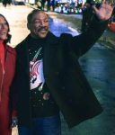 Eddie Murphy Candy Cane Lane Chris Carver Black Peacoat