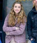 Giorgia Whigham The Punisher Amy Bendix Purple Hooded Jacket