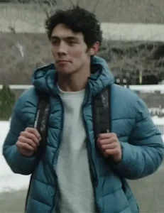 Glenn The Puppetman 2023 Cameron Wong Blue Puffer Hooded Jacket.
