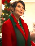Jillian Murray Christmas Keepsake Elizabeth Red Trench Coat
