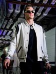 Joe Burrow Teddy White Bomber Jacket