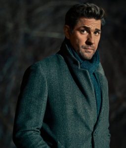 John Krasinski Tom Clancy’s Jack Ryan Final Season Grey Coat.