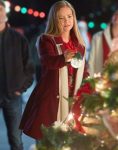 Lori Jo Film Everything Christmas 2023 Cindy Busby Maroon Trench Coat