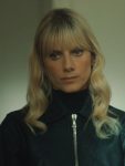 Mélanie Laurent Wingwomen 2023 Black Leather Jacket