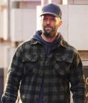 Mr. Clay The Beekeeper Jason Statham Green & Black Plaid Jacket