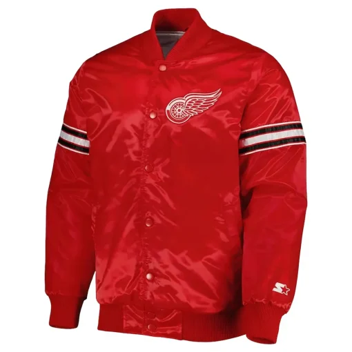 Nicklas Lidstrom Detroit Red Wings Satin Jacket Nicklas Lidstrom Detroit Red Wings Satin Jacket