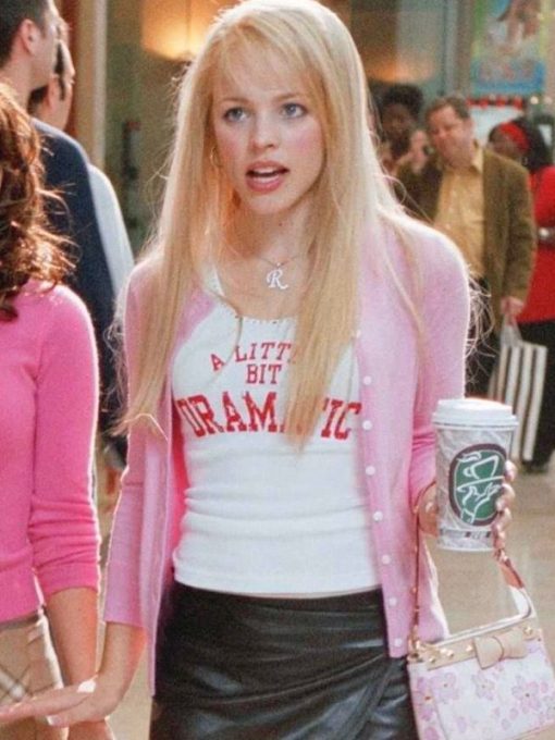 Rapp Regina Mean Girls 2024 Reneé George Pink Cardigan Rapp Regina Mean Girls 2024 Reneé George Pink Cardigan