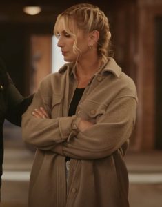 Tori Film Country Hearts Christmas 2023 Lanie Mcauley Jacket.
