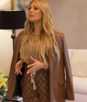 Tv Series Million Dollar Listing La S14 Tracy Tutor Brown Leather Jacket