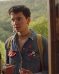 Asa Butterfield Blue Tv Series Sex Education Otis Milburn Blue Denim Jacket