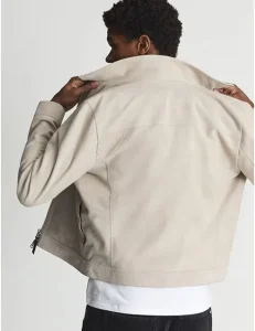Claim to Fame Kevin Jonas Trucker Suede Jacket