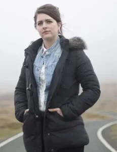 Ds Alison Mcintosh Shetland S03 Alison O’donnell Black Jacket With Hood.