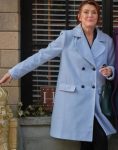 Ginnie Lawton Film Dial S For Santa 2023 Lynda Boyd Blue Coat