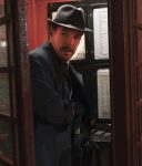 Greville Wynne The Courier Ironbark Grey Trench Wool Coat.