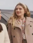 Jodie Mccloud Movie The Great Turkey Town Miracle 2023 Emma Bass Wool Coat