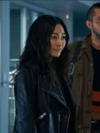 Karen Fukuhara The Boys S03 Kimiko Miyashiro Black Biker Leather Jacket