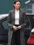 Michelle Keegan Tv Series Fool Me Once 2024 Maya Stern Leopard Print Trench Coat