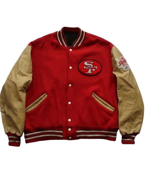 San Francisco 49ers Super Bowl Bomber Jacket San Francisco 49ers Super Bowl Bomber Jacket