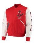 St. Louis Cardinals Red And White Varsity Jacket